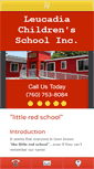 Mobile Screenshot of leucadiachildrenschool.com